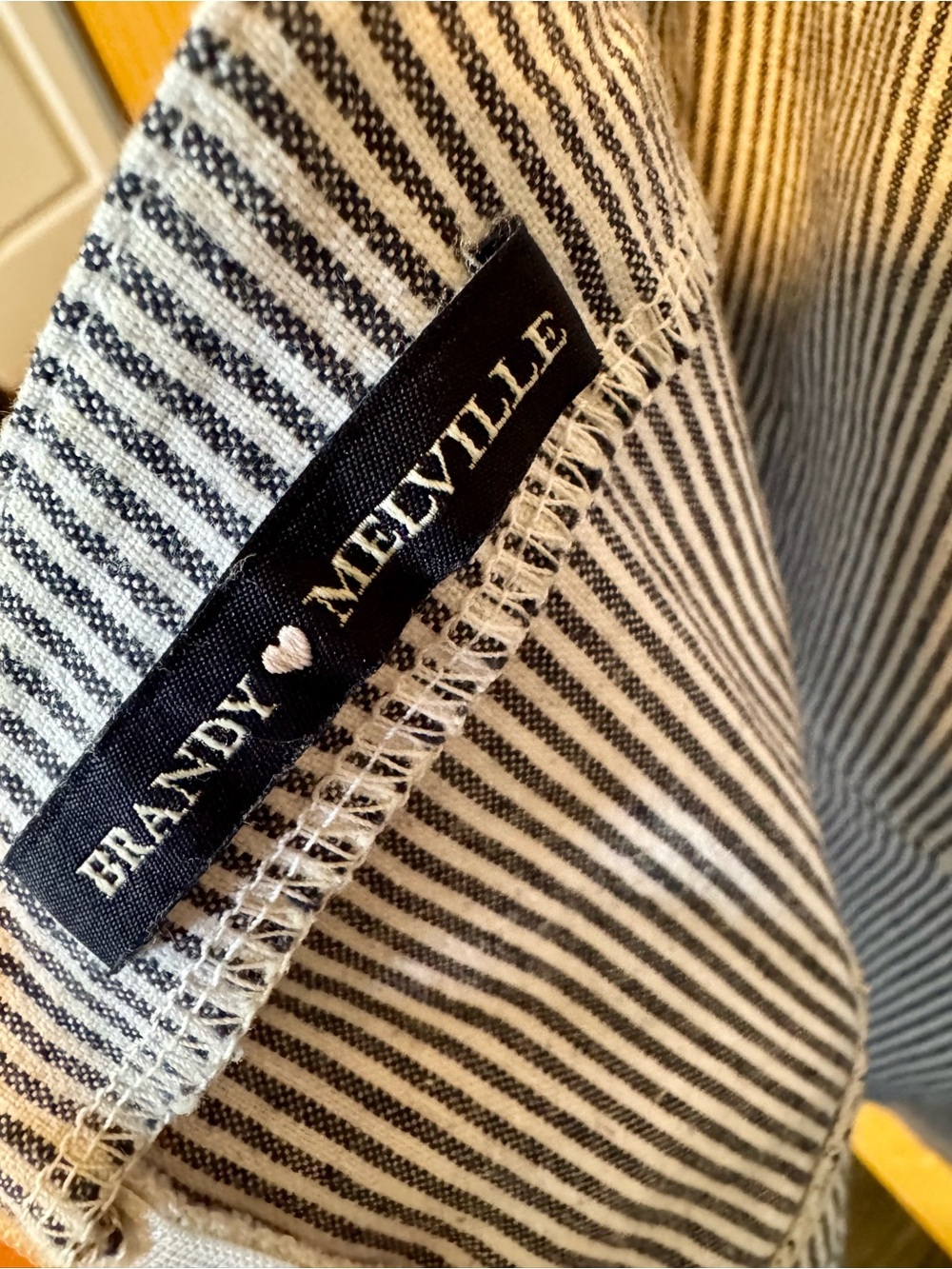 Brandy Melville Black & White Striped Dress